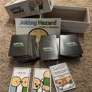 Joking Hazard Card Game Black and Green